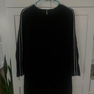 Banana Republic Knee Length Black Dress